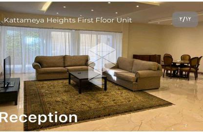 Apartment - 3 Bedrooms - 3 Bathrooms for rent in Katameya Heights - El Katameya Compounds - El Katameya - New Cairo City - Cairo