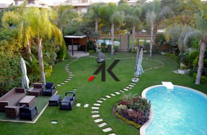 Villa - 5 Bedrooms - 5 Bathrooms for rent in Moon Valley - South Investors Area - New Cairo City - Cairo