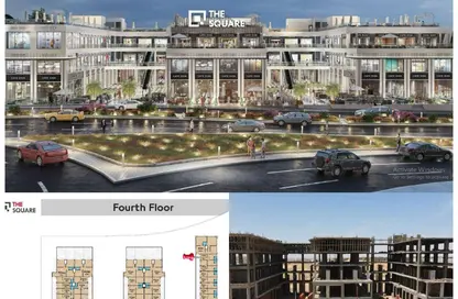 Clinic - 1 Bedroom - 1 Bathroom for sale in The Square Mall - Axis Elhoria - Shorouk City - Cairo