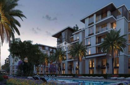 Apartment - 2 Bedrooms - 1 Bathroom for sale in Tesla Residence - Al Wahat Road - 6 October City - Giza
