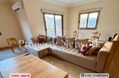 Apartment - 3 Bedrooms - 3 Bathrooms for rent in American University Housing District - 5th Settlement Compounds - The 5th Settlement - New Cairo City - Cairo