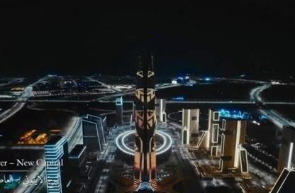 Office Space - 1 Bedroom - 1 Bathroom for sale in Taj Tower - Central Business District - New Capital City - Cairo