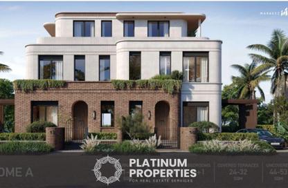 Apartment - 2 Bedrooms - 2 Bathrooms for sale in Crescent Walk - 5th Settlement Compounds - The 5th Settlement - New Cairo City - Cairo