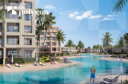 Chalet - 2 Bedrooms - 3 Bathrooms for sale in Hacienda Waters - Qesm Ad Dabaah - North Coast