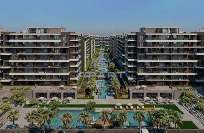 Apartment - 2 Bedrooms - 2 Bathrooms for sale in El Patio Riva - The 6th Settlement - New Cairo City - Cairo