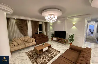 Apartment - 3 Bedrooms - 3 Bathrooms for rent in Mohamed Hassanein Heikal St. - 6th Zone - Nasr City - Cairo