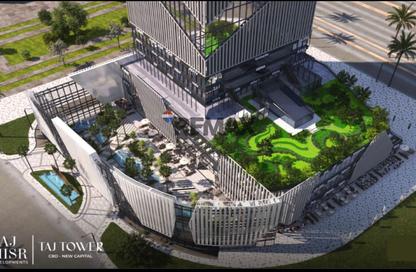 Office Space - Studio - 1 Bathroom for sale in Taj Tower - Central Business District - New Capital City - Cairo