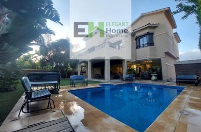 Villa - 5 Bedrooms - 6 Bathrooms for rent in Lake View - 5th Settlement Compounds - The 5th Settlement - New Cairo City - Cairo