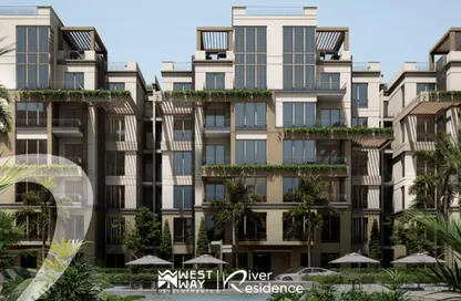 شقة - 3 غرف نوم - 2 حمامات للبيع في ريفر ريزيدنس - حدائق اكتوبر - مدينة 6 أكتوبر - الجيزة