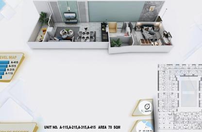 Apartment - 1 Bedroom - 1 Bathroom for sale in El Hadaba District - Hurghada - Red Sea