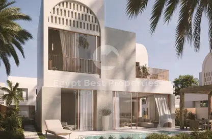 منزل مزدوج - 3 غرف نوم - 3 حمامات للبيع في راملا - راس الحكمة - الساحل الشمالي