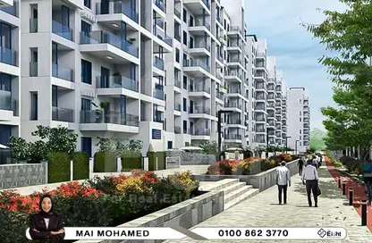 شقة - 2 غرف نوم - 2 حمامات للبيع في الداون تاون - مدينة العلمين الجديدة - العلمين - الساحل الشمالي