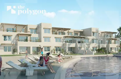 شاليه - 2 غرف نوم - 2 حمامات للبيع في هاسيندا ويست - راس الحكمة - الساحل الشمالي