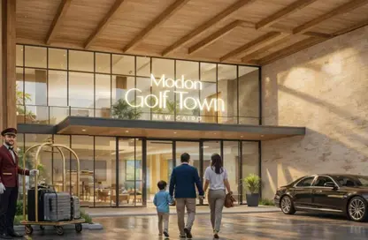 Apartment - 2 Bedrooms - 2 Bathrooms for sale in Modon Golf Town - The 6th Settlement - New Cairo City - Cairo