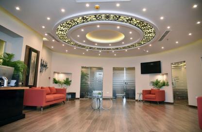 Office Space - Studio - 2 Bathrooms for rent in Al Guezira plaza - 26th of July Corridor - Sheikh Zayed City - Giza