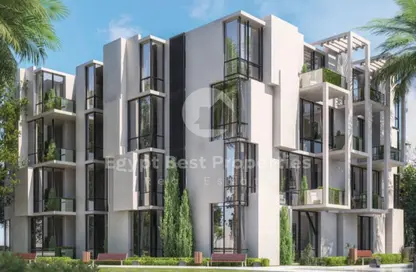 Apartment - 2 Bedrooms - 1 Bathroom for sale in Tesla Residence - Al Wahat Road - 6 October City - Giza