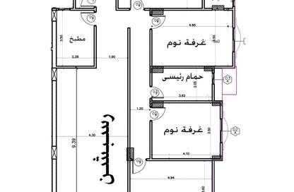 شقة - 4 غرف نوم - 3 حمامات للبيع في المجاورة الاولي - المنطقة الخامسة - مدينة الشروق - القاهرة