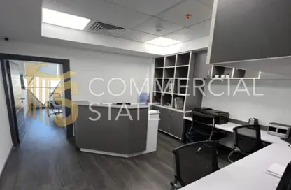 Office Space - 1 Bedroom - 1 Bathroom for rent in Cairo Business Plaza - North Teseen St. - The 5th Settlement - New Cairo City - Cairo