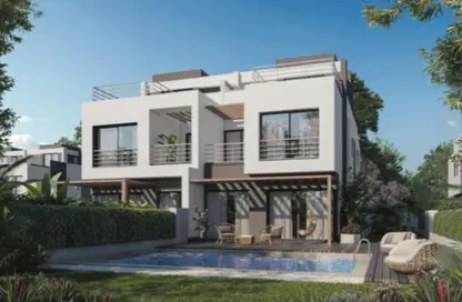 Townhouse - 4 Bedrooms - 4 Bathrooms for sale in Palm Hills New Cairo - 5th Settlement Compounds - The 5th Settlement - New Cairo City - Cairo