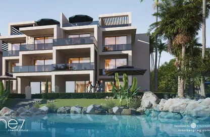 Apartment - 4 Bedrooms - 5 Bathrooms for sale in One7 Residence - Hurghada Resorts - Hurghada - Red Sea