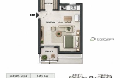 Apartment - Studio - 1 for sale in Elan Sarai - Sarai - Mostakbal City Compounds - Mostakbal City - Future City - Cairo