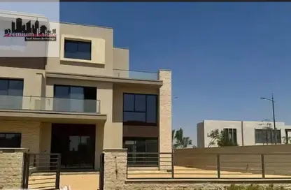 Twin House - 4 Bedrooms - 5 Bathrooms for sale in The Estates - Sheikh Zayed Compounds - Sheikh Zayed City - Giza