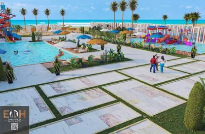 Apartment - 2 Bedrooms - 1 Bathroom for sale in Al Ahyaa District - Hurghada - Red Sea