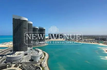 شقة - غرفة نوم - 1 حمام للبيع في ذا جيت تاورز - مدينة العلمين الجديدة - العلمين - الساحل الشمالي