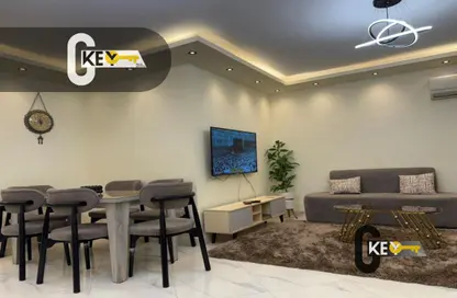 شقة - 2 غرف نوم - 2 حمامات للايجار في شارع عثمان بن عفان - الرحاب المرحلة الخامسة - الرحاب - مدينة القاهرة الجديدة - القاهرة