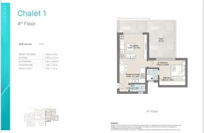 Chalet - 1 Bedroom - 2 Bathrooms for sale in Seashore - Ras Al Hekma - North Coast