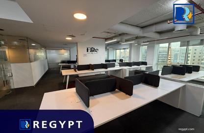 Office Space - Studio - 4 Bathrooms for rent in V90 - North Teseen St. - The 5th Settlement - New Cairo City - Cairo