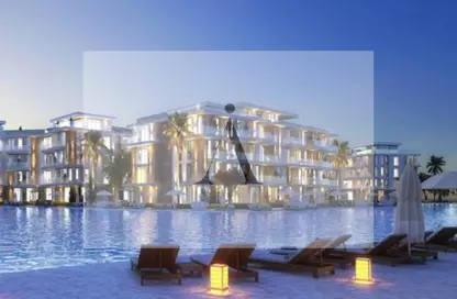 Chalet - 3 Bedrooms - 4 Bathrooms for sale in Azha North - Ras Al Hekma - North Coast