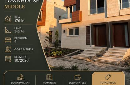 Townhouse - 4 Bedrooms - 3 Bathrooms for sale in Azzar 2 - 5th Settlement Compounds - The 5th Settlement - New Cairo City - Cairo
