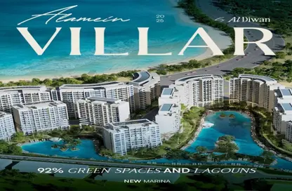 Chalet - 1 Bedroom - 1 Bathroom for sale in Marina 4 - Marina - Al Alamein - North Coast