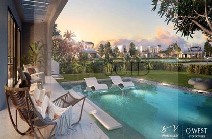 Duplex - 3 - 5 for sale in Palm Hills October - Cairo Alexandria Desert Road - 6 October City - Giza
