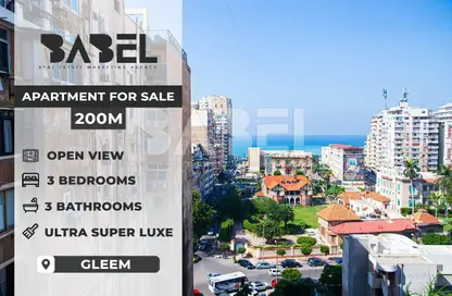 Apartment - 3 Bedrooms - 2 Bathrooms for sale in Glim - Hay Sharq - Alexandria Apartment - 3 Bedrooms - 2 Bathrooms for sale in Glim - Hay Sharq - Alexandria