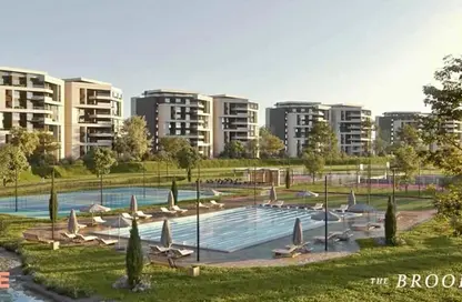 Apartment - 2 Bedrooms - 2 Bathrooms for sale in The brooks - El Katameya Compounds - El Katameya - New Cairo City - Cairo