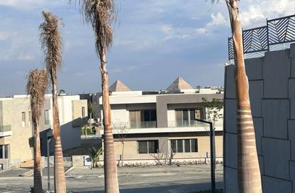 Twin House - 4 Bedrooms - 4 Bathrooms for sale in Hadaba - Fayoum Desert road - 6 October City - Giza