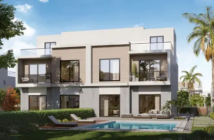 منزل مزدوج - 3 غرف نوم - 3 حمامات للبيع في طريق بيفرلي هيلز - الحي السابع عشر - الشيخ زايد - الجيزة