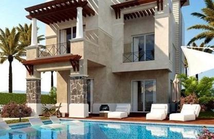 Villa - 3 Bedrooms - 3 Bathrooms for sale in Lasirena Palm Beach - Al Ain Al Sokhna - Suez