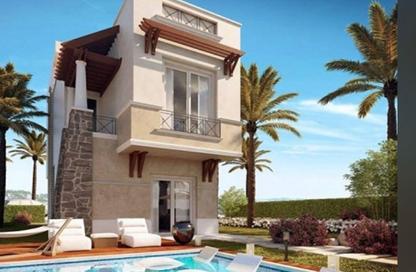 Villa - 3 Bedrooms - 3 Bathrooms for sale in Lasirena Palm Beach - Al Ain Al Sokhna - Suez