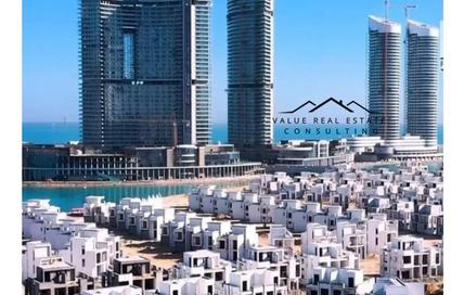 Apartment - 2 Bedrooms - 2 Bathrooms for sale in North Edge Towers - New Alamein City - Al Alamein - North Coast