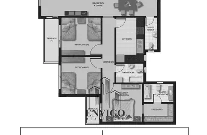 شقة - 3 غرف نوم - 3 حمامات للبيع في كمبوند بوتانيكا - كمبوندات العاصمة الإدارية الجديدة - العاصمة الإدارية الجديدة - القاهرة
