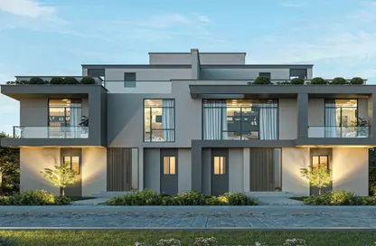 Townhouse - 4 Bedrooms - 4 Bathrooms for sale in Al Karma Gates - New Zayed City - Sheikh Zayed City - Giza