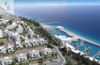 منزل مزدوج - 4 غرف نوم - 3 حمامات للبيع في المونت جلاله - العين السخنة - السويس