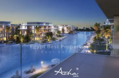 Chalet - 2 Bedrooms - 3 Bathrooms for sale in Azha North - Ras Al Hekma - North Coast