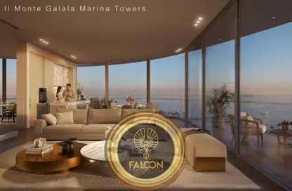 Chalet - 5 Bedrooms - 5 Bathrooms for sale in IL Monte Galala - Al Ain Al Sokhna - Suez