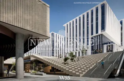 Office Space - 1 Bedroom - 2 Bathrooms for sale in The Water Way - North Investors Area - New Cairo City - Cairo