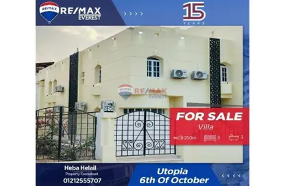 Villa - 3 Bedrooms - 3 Bathrooms for sale in Utopia - 6 October Compounds - 6 October City - Giza