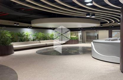 Office Space - Studio - 7 Bathrooms for rent in Concord Plaza - South Investors Area - New Cairo City - Cairo